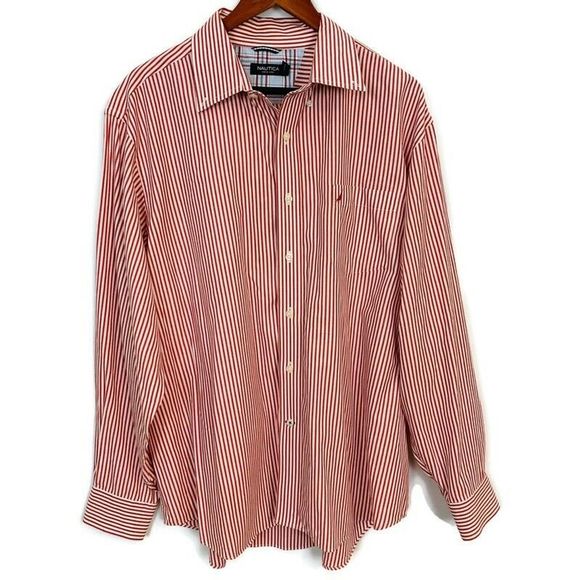 Nautica Other - Nautica Striped Button Down Long Sleeve Shirt XXL